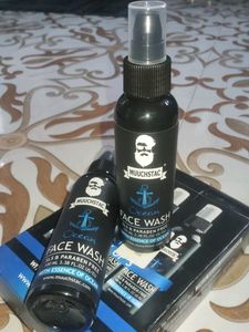 Title: MUUCHSTAC Ocean Face Wash 100ml × 2 Bottles
