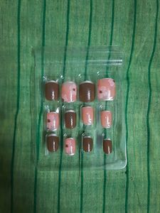 Reusable|Washable Korean Nails - Set Of 12