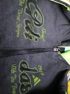 Stylish Zip-Up Hoodie with Neon Accents