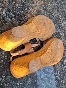 Ziano Tan Laser-Cut Sandals