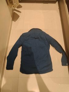 Men's Classic Blue Button-Down Shirt