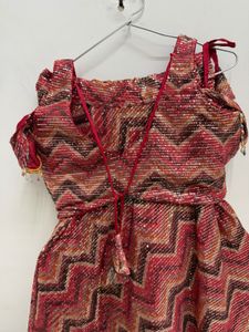 party wear, orange sequence, croptop Lehenga