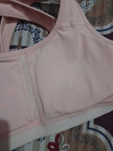 lightly padded Pink Sports Bra❤️