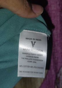 Van Heusen Men's Teal Polo Shirt