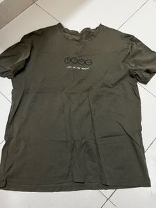 Olive Green Graphic T-Shirt