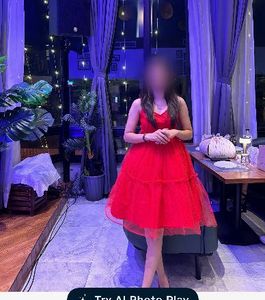 Stunning Red Tiered Party Dress