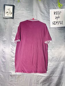 Men's Burgundy Polo Shirt
