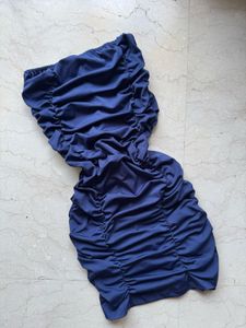 Stylish Ruched Tube Bodycon Dress