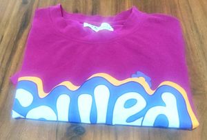 Trendy Pink Graphic Crop Top
