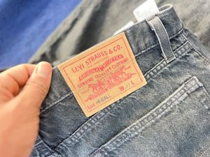 Levi's Distressed Black Jeans