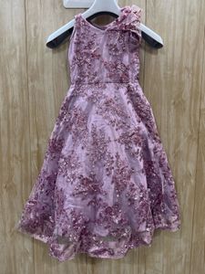 Sparkling Lavender Gown for Girls