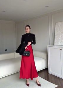 Stunning Red Mermaid Skirt