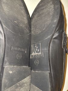 West Side Luna Blu Black Loafers - Size 3