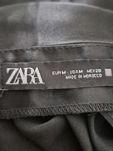 Zara Satin Side Slit Dress (Length 48.5 inch