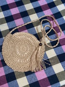 Boho Chic Crochet Shoulder Bag