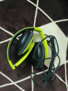 Neon Green Headphones