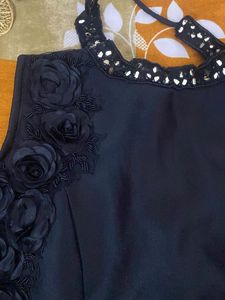 Elegant western Black Blouse