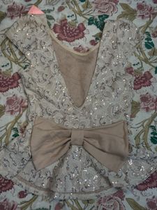 Sequin Lace Bow top