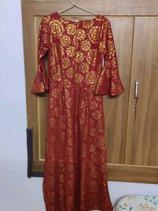 Red &amp; Gold Dress