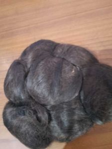 Dark Brown Hair Bun