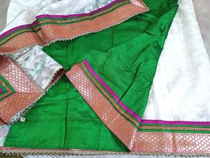 🆕️ Brasso Saree with Brocade Border