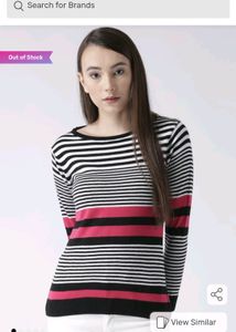 CLUB YORK 👚Striped Sweatshirt👚