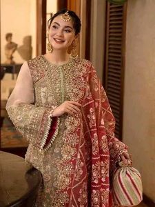 Pakistani Embroidery Kurti Set For Girls/ Women
