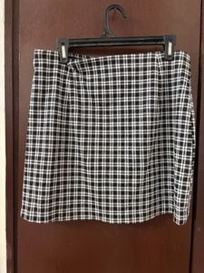 Checkered Mini Skirt