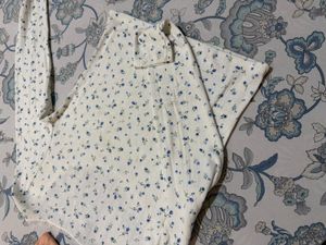 Cute Floral Long Sleeve Top