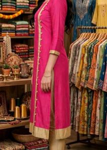 Stylish Pink Kurta