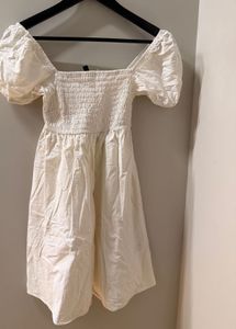 H &amp; M White summer Dress