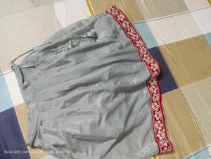 Elegant Grey Lehenga Choli Set