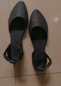 New Black Ballerina Sandals