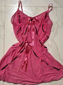 Pretty Pink Babydoll Nightgown