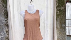 8168. Basic Brown Tank Bodysuit