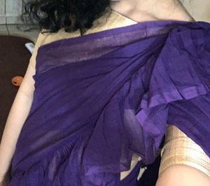 Suta Pur Solid Pure Cotton Purple Sa