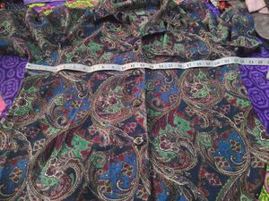 Paisley Print 3/4 Sleeve Shirt