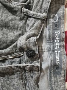 Grey Washed Jeans