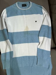 Men's Striped Crew Neck Sweater