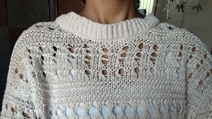 Cream Knit Sweater