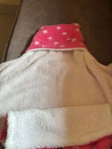 Baby Girl Star Print Hooded Snowsuit