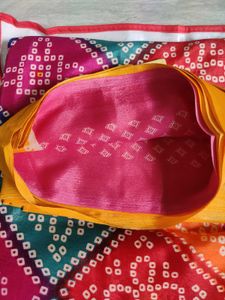 Beautiful Bandhani print saree