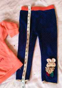 Very Cute And Amazing Woolen Top With Leggings