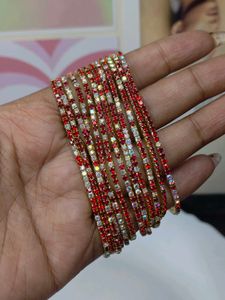 red+ silver sparking bracelet ✨