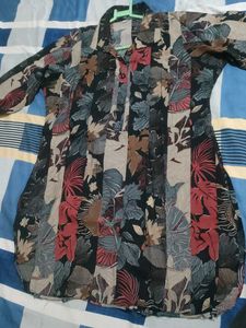 Vibrant Floral Print Kurta