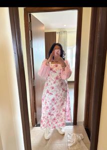 Savana Flowy Floral Print Maxi Dress