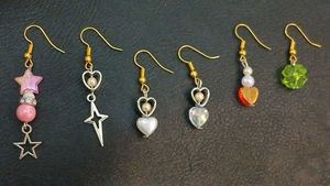 Set of 6 Assorted Dangle Earrings