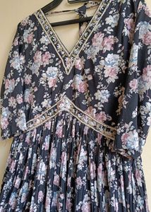 Beautiful Floral Print Maxi Dress
