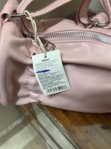 Cute Pink Ruched Hobo Sling Bag