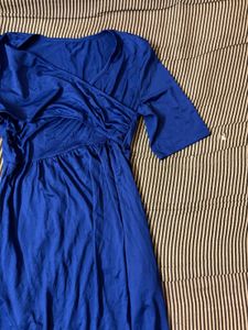 Vibrant Blue Maxi Dress